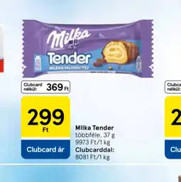 Tesco Milka Tender ajánlat