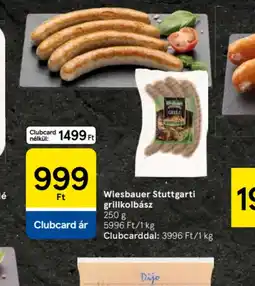 Wiesbauer Stuttgarti grillkolbász