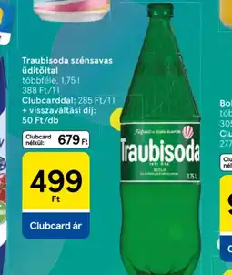 Tesco Traubisoda szénsavas üdítőital ajánlat