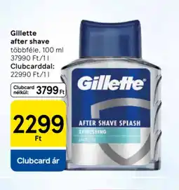 Tesco Gillette after shave ajánlat