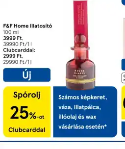 Tesco F&F Home Illatosít ajánlat