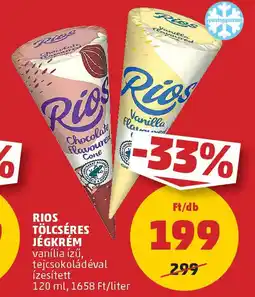 PENNY Rios tölcséres jégkrém ajánlat