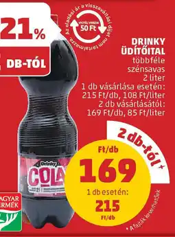 PENNY Drinky üdítőital ajánlat