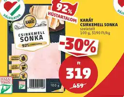 PENNY Karát csirkemell sonka ajánlat