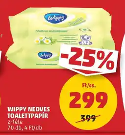 PENNY Wippy nedves toalettpapír ajánlat