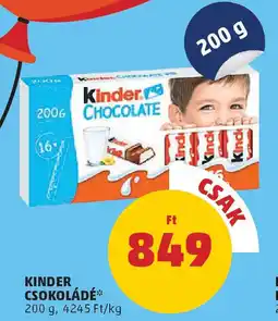 PENNY Kinder csokoládé ajánlat
