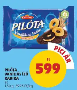 PENNY Pilóta vaníliás ízű karika ajánlat