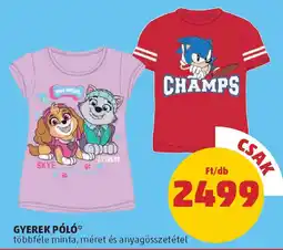 PENNY Gyerek póló ajánlat