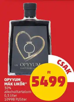 Opyyum mák likőr