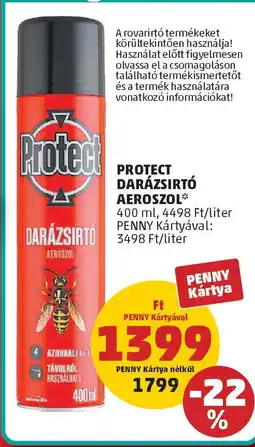 PENNY Protect darázsirtó aeroszol ajánlat