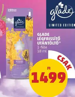 PENNY Glade légfrissítő utántöltő ajánlat
