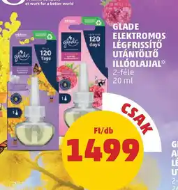 PENNY Glade elektromos légfrissítő utántöltő illóolajjal ajánlat