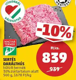 PENNY Sertés darálthús ajánlat