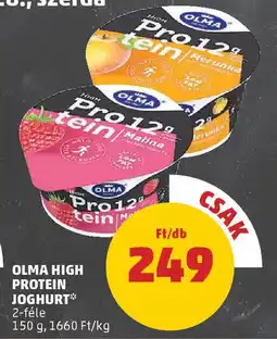 PENNY Olma high protein joghurt ajánlat