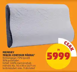 PENNY Memory tencel contour párna ajánlat