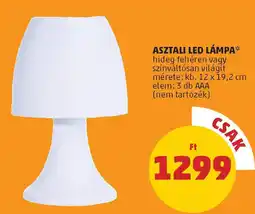 PENNY Asztali led lámpa ajánlat