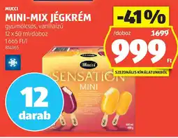 ALDI Mucci mini-mix jégkrém ajánlat