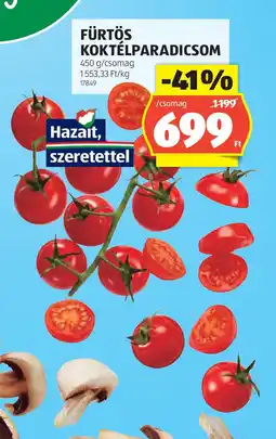 ALDI Fürtös koktélparadicsom ajánlat