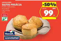 ALDI Azon melegében sajtos pogácsa ajánlat