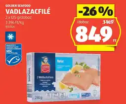ALDI Golden seafood vadlazacfilé ajánlat