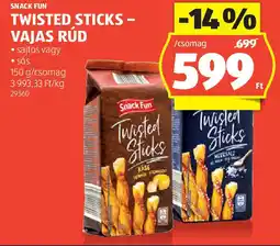 ALDI Snack fun twisted sticks - vajas rúd ajánlat