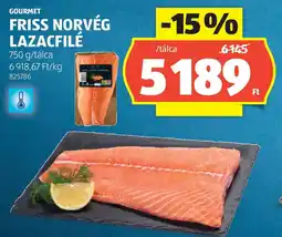 ALDI Gourmet friss norvég lazacfilé ajánlat