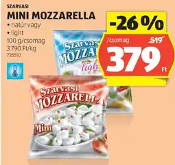 ALDI Szarvasi mini mozzarella ajánlat