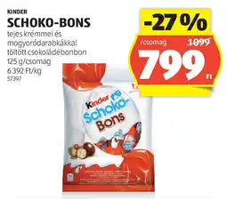 ALDI Kinder schoko-bons ajánlat