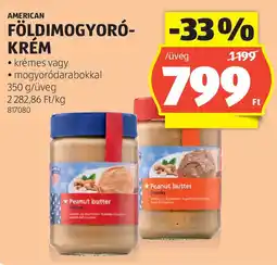 American földimogyoró- krém