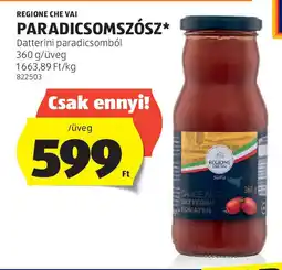 ALDI Regione che vai paradicsomszósz ajánlat