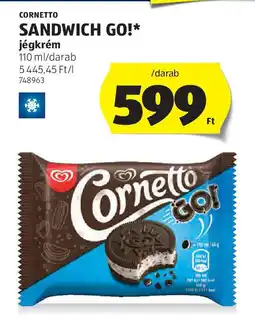 ALDI Cornetto sandwich go! ajánlat
