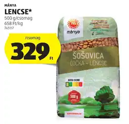 Mánya lencse