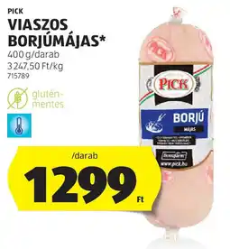 ALDI Pick viaszos borjúmájas ajánlat