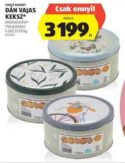 ALDI Finest bakery dán vajas keksz ajánlat