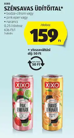ALDI Xixo szénsavas üdítőital ajánlat