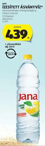 Jana ízesített ásványvíz