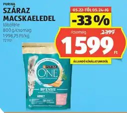 ALDI Purina száraz macskaeledel ajánlat