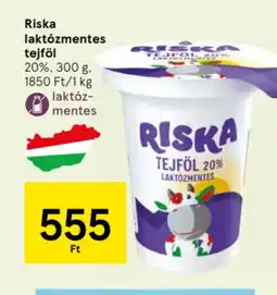 Tesco Riska laktózmentes tejföl ajánlat