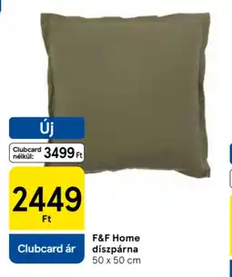 Tesco F&F Home díszpárna ajánlat