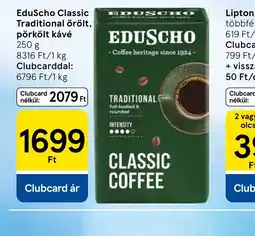 Tesco Eduscho Classic Traditional őrölt, pörkölt kávé ajánlat