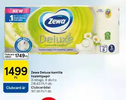 Tesco Zewa Deluxe kamilla toalettpapír ajánlat