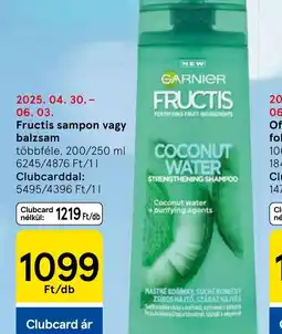 Tesco Fructis sampon vagy balzsam ajánlat