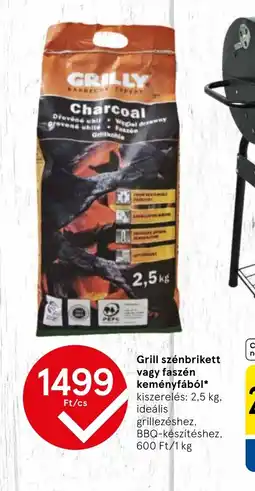 Tesco Grill szénbrikett vagy faszén keményfábl ajánlat