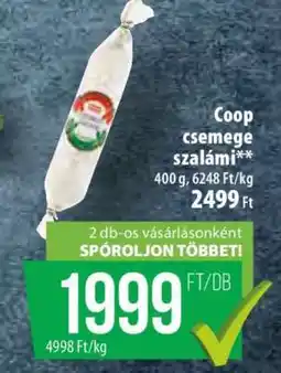 Coop Coop csemege szalámi ajánlat