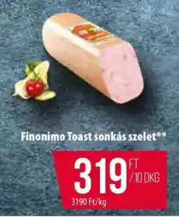 Coop Finonimo Toast sonkás szelet ajánlat
