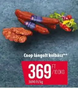Coop Coop lángolt kolbász ajánlat