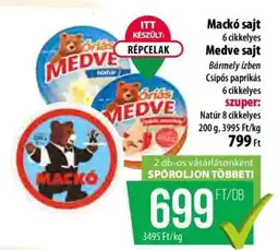 Coop Mackó sajt ajánlat