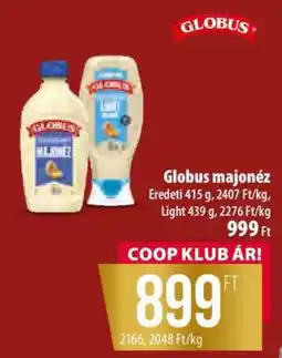 Coop Globus Majonéz ajánlat