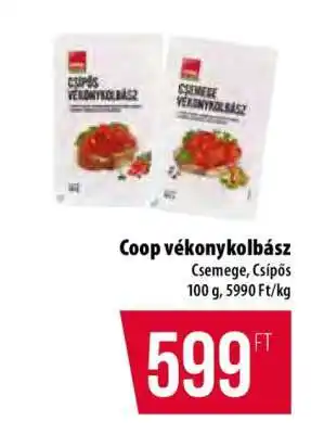 Coop Coop vékonykolbász ajánlat