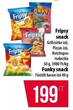 Coop Fripsy snack ajánlat